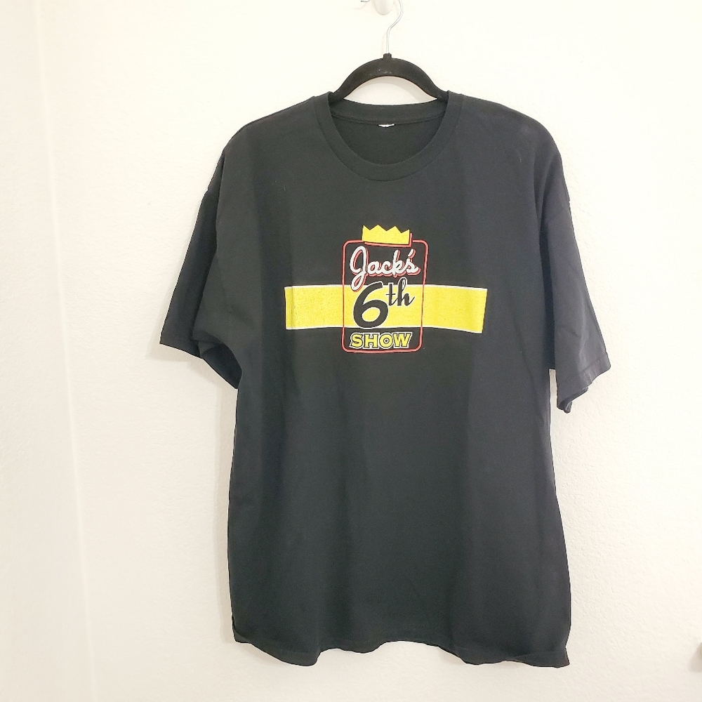 93.1 Los Angeles JACK FM'S 6TH SHOW September 2011 black short sleeve show tee1X